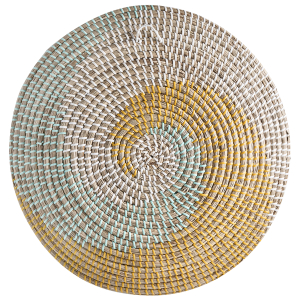 Wanddeko-Set BACNINH Seegras 46/35/30 cm Bunt