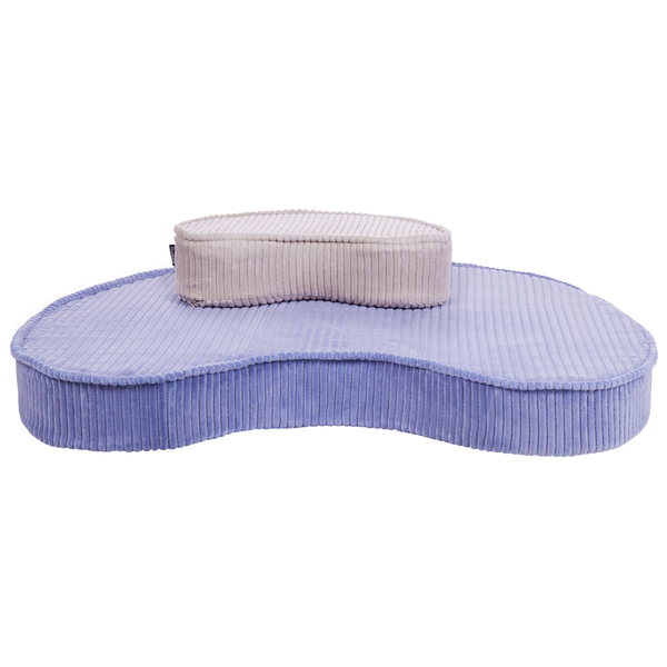 Pouf NILI Samtstoff Hellviolett