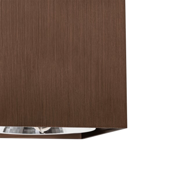 Design-Spot dunkelbronze quadratisch – Box