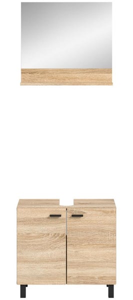 Waschtischunterschrank mit Spiegel für das Badezimmer