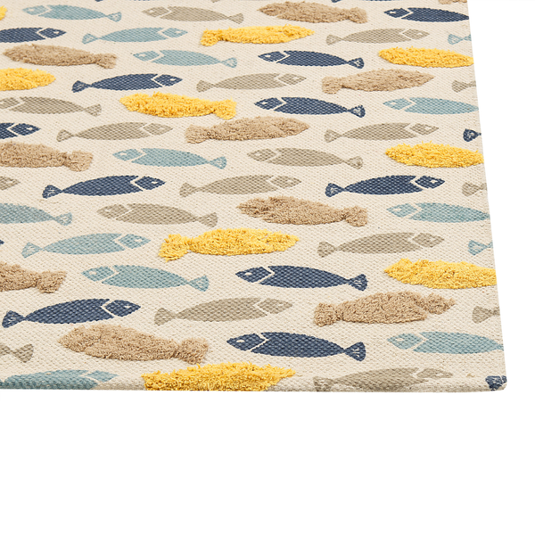 Kinderteppich IPUH Bunt 80 x 150 cm Baumwolle