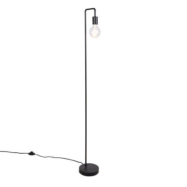 Moderne Stehleuchte Schwarz Rund 145cm - Facil