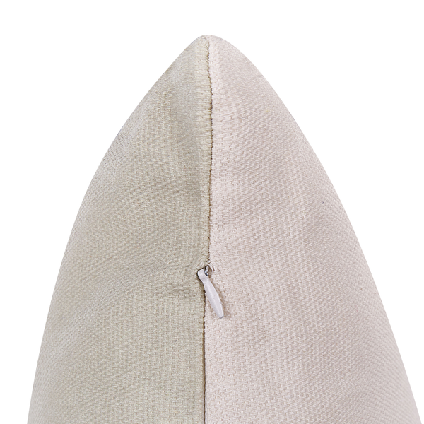 Dekokissen 2er Set QUERCUS 45 x 45 cm Taupe Tiermuster