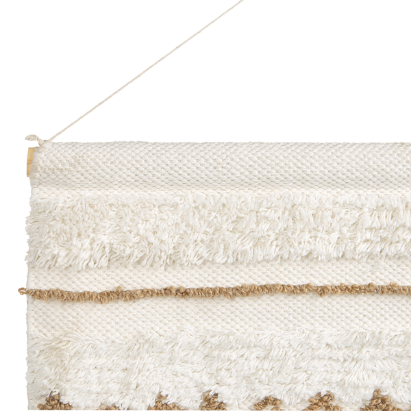 Wandbehang BAZDAN Baumwolle 107 cm Beige