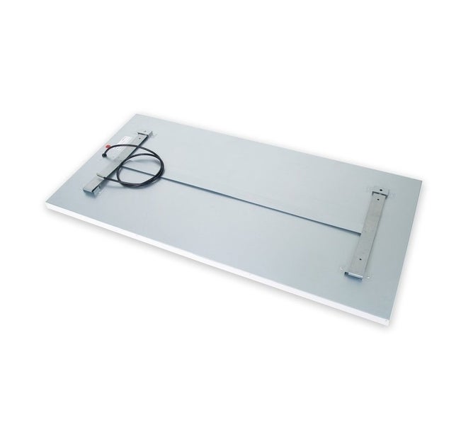Infrarotpanel Quality Heating Ecosun Exclusive Slim 119x59cm 700W Metall RAL9010 glatt inkl. Wand-/Deckenmontage & 2m Kabel