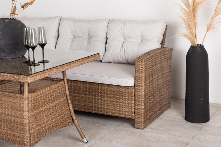 Watford Loungeset 2 Teile natur. 1 X 1 X 1 cm