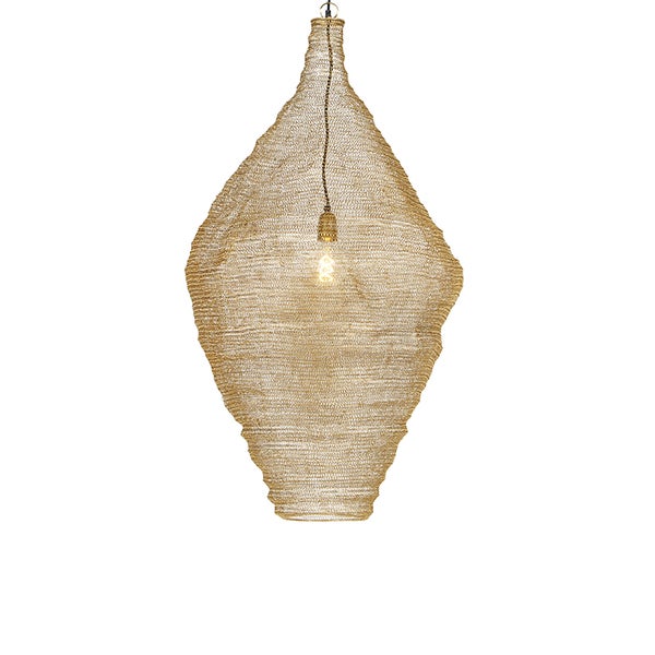 Orientalische Hängelampe Gold 60 cm - Nidum L.