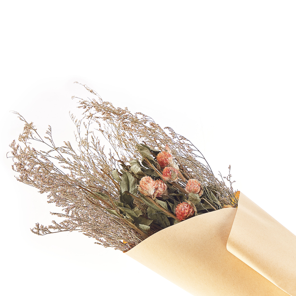 Trockenblumenstrauß AZUEL 65 cm Naturfarben