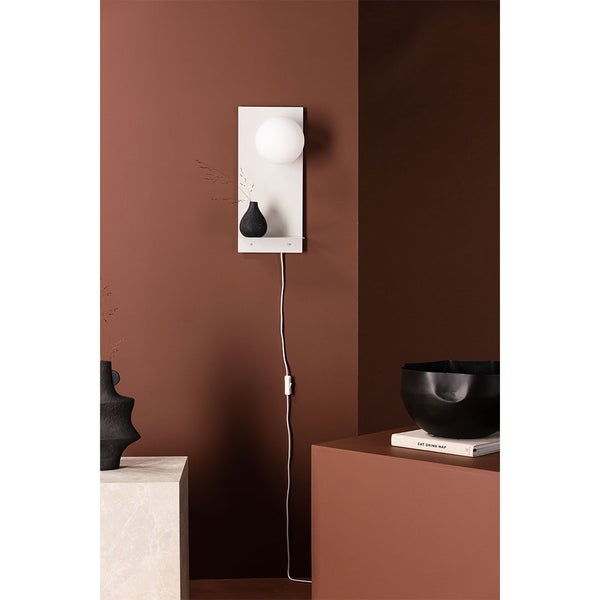 Troyes Beleuchtung Wandlampe 20x17x45cm hellgrau. 17 X 20 X 45 cm