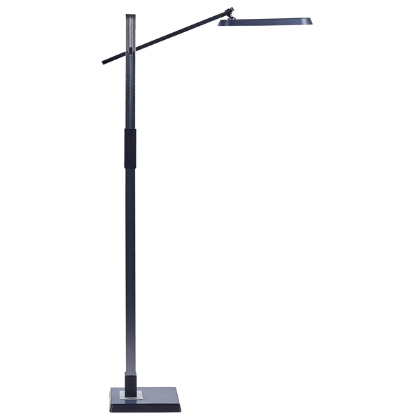 LED Stehlampe AQUARIUS mit Dimmer Metall Dunkelgrau