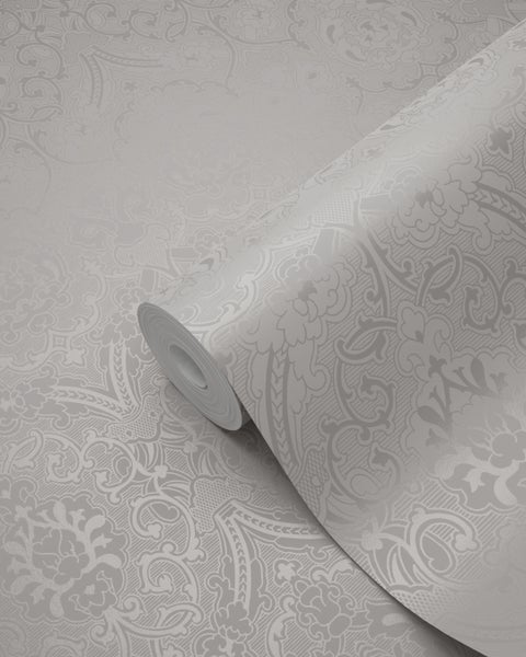 Origin Wallcoverings Tapete Ornamente Taupe - 53 cm x 10.05 m - 346242