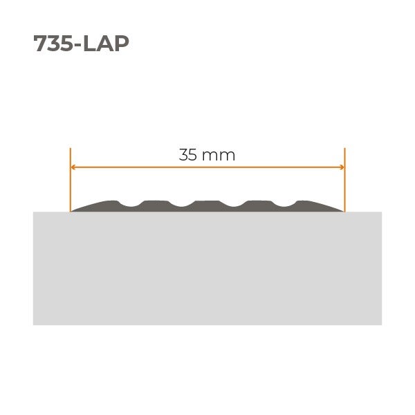 Profilleiste mit einer Breite von 35 mm