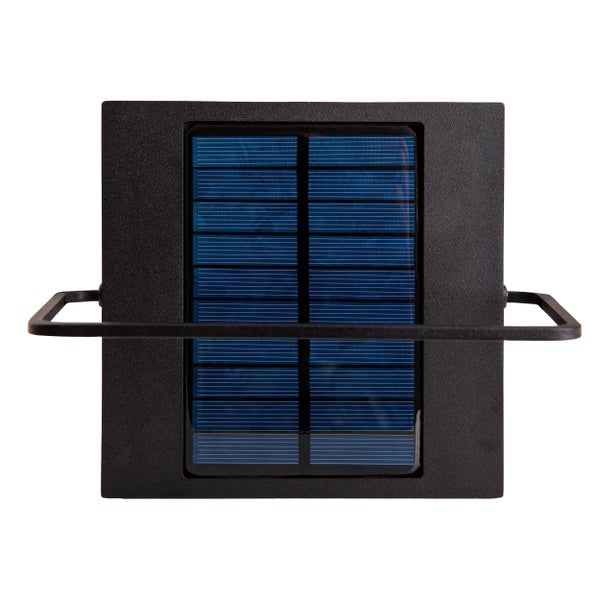 LED Camping-/Sockelleuchte h: 28cm , für Außen, Sockelleuchte - Metall und Kunststoff in Schwarz, mit integrierter LED