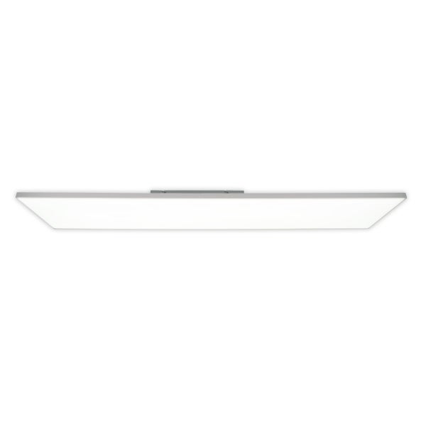 LED Panel-Deckenleuchte CARENTE Länge 119,5 cm, rahmenlos, viele Funktionen, aus Metall und Kunststoff, weiß, integrierte LEDs