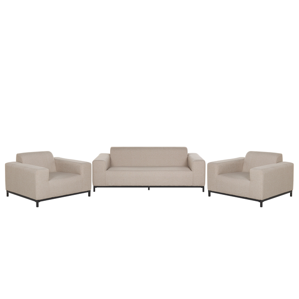Sofa-Set mit einem Sofa und zwei Sesseln