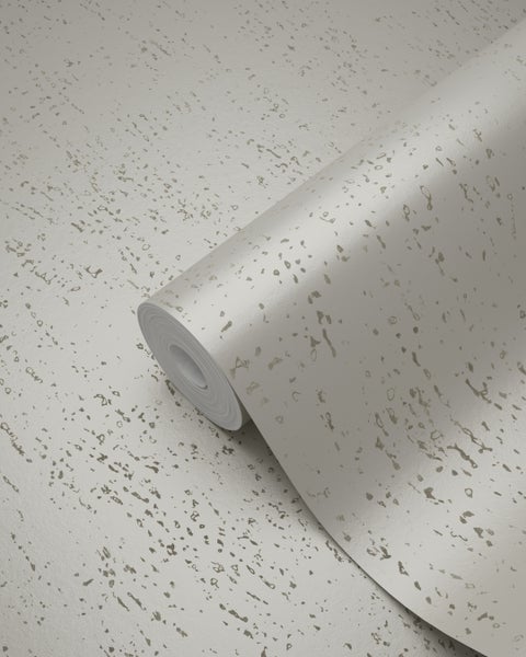 Origin Wallcoverings Tapete Metall-Optik Silber - 53 cm x 10,05 m - 347612