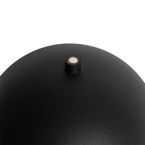 Outdoor-Tischleuchte schwarz wiederaufladbar 3-stufig dimmbar - Keira