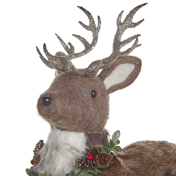 Dekofigur TAPIO Rentier 38 cm Braun