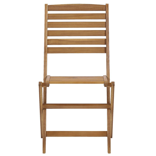Gartenstuhl 6er Set TOLVE Akazienholz Braun