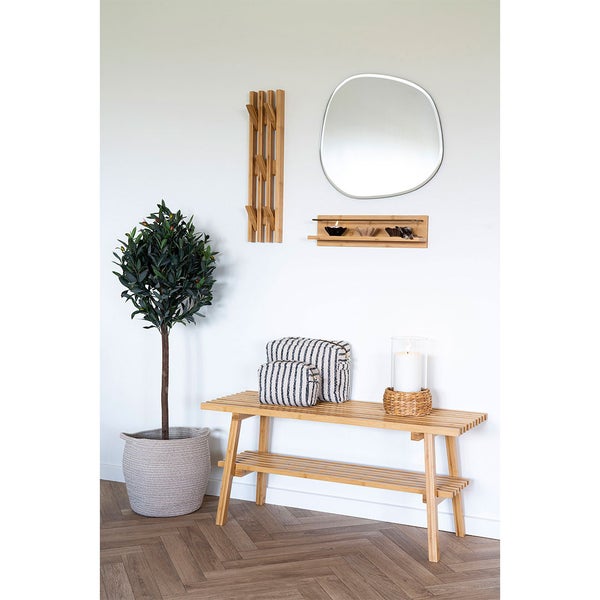 Ember Wandgarderobe Natur. 14 X 10 X 60 cm
