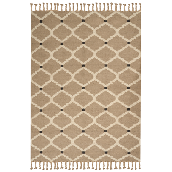 Teppich ORENCIK 200 x 300 cm Jute Beige