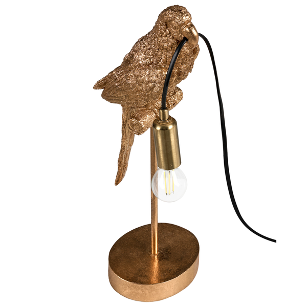 Tischlampe Papagei SINATRA Gold