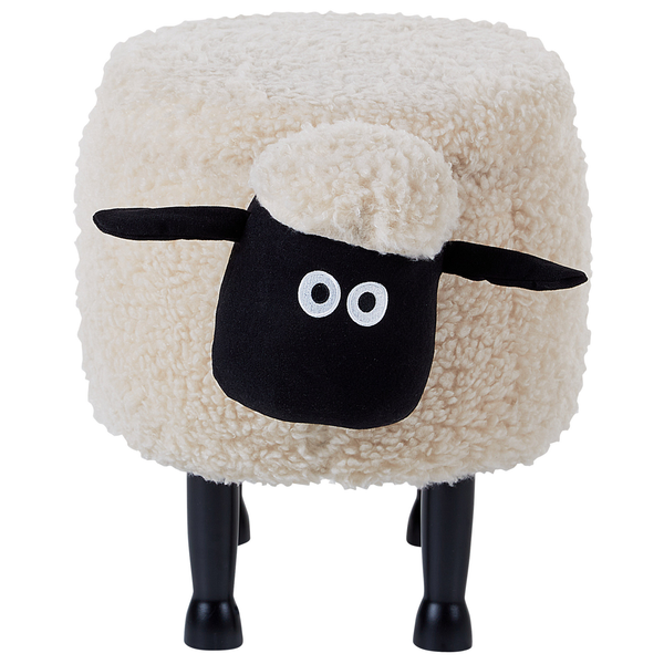 Dekorativer Hocker in Schafform mit vier Füßen