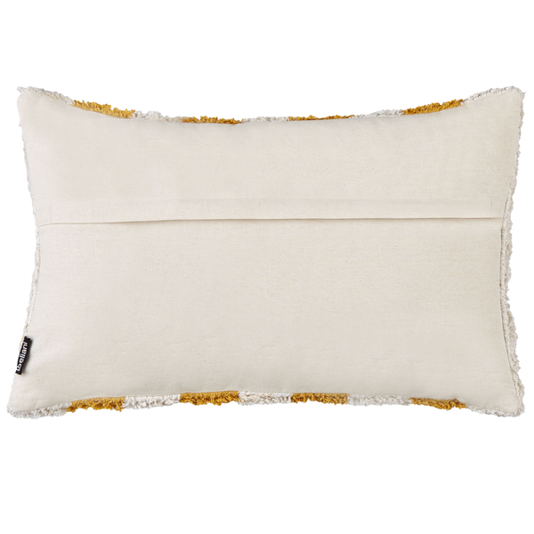 Dekokissen 2er Set HELIANTHUS Baumwolle 30 x 50 cm Weiß Streifenmuster