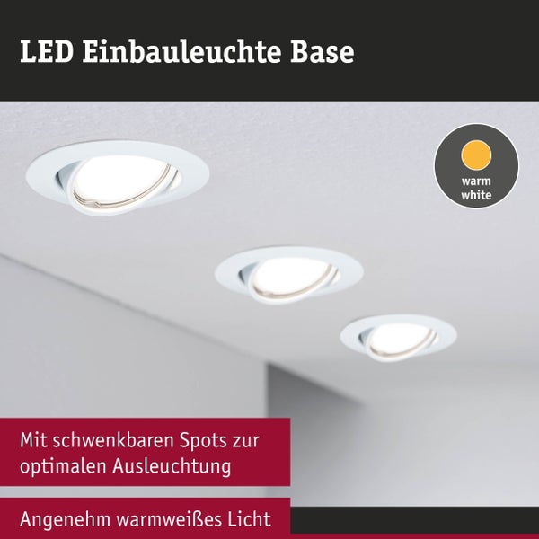 Moderne smarte Wandleuchte mit Tunable White Funktion steuerbar per App oder Sprachassistent.