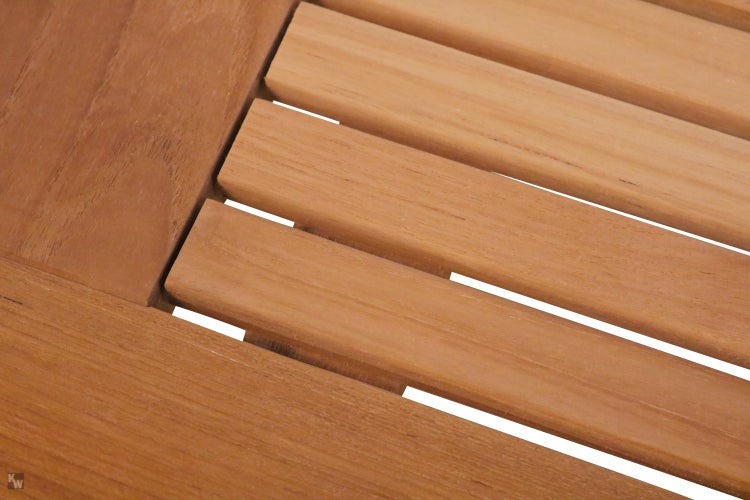 Teak Loungetisch Massivholz 120 x 60 cm premium wetterfest
