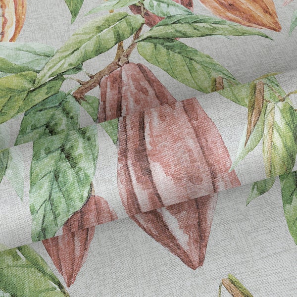 Sanders und Sanders Tapete Blätter Grün, Grau und Terrakotta - 53 cm x 10 m - 640219