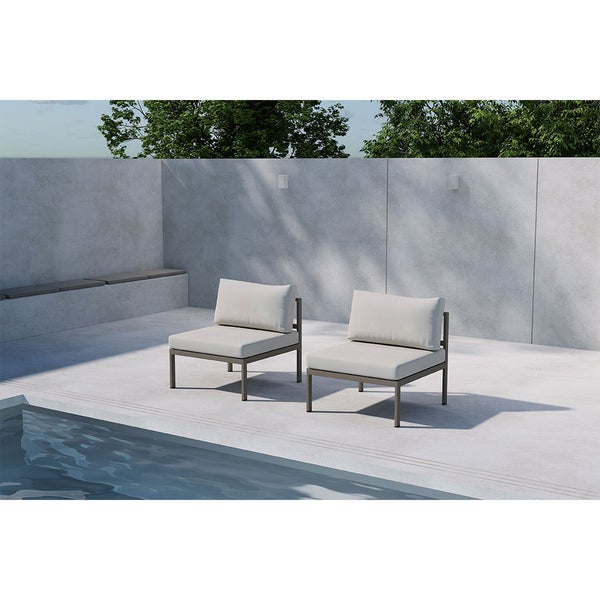 Copacabana Gartensofa Mittelsegment beige. 70 X 74 X 65 cm