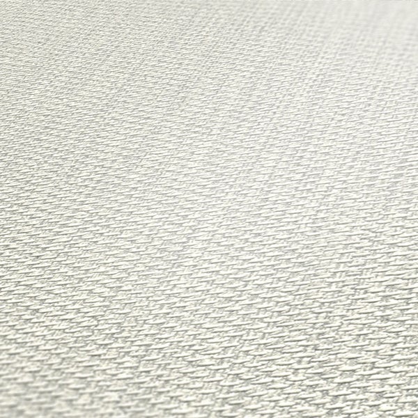A.S. Création Tapete mit feiner Struktur Weiß und Silber - 53 cm x 10.05 m - AS-344311