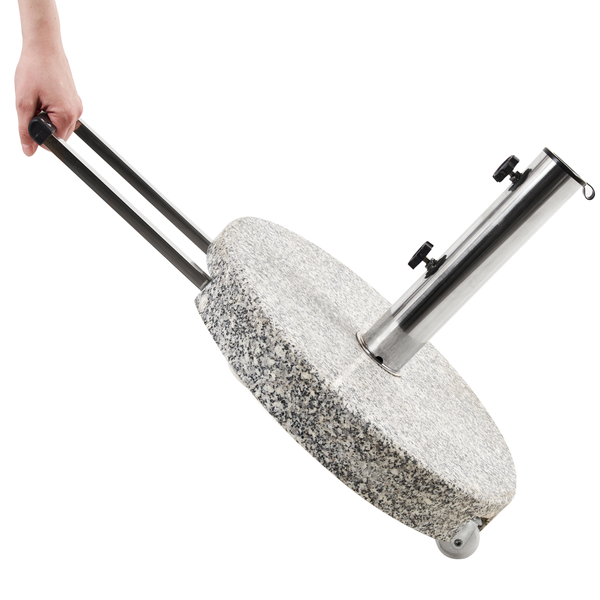 Sonnenschirmfuß CERZETO Grau Rund 30 kg