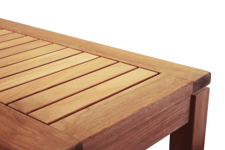 Teak Konsolentisch Konsole Teakholz 120 x 45 cm premium für Garten Terrasse Balkon