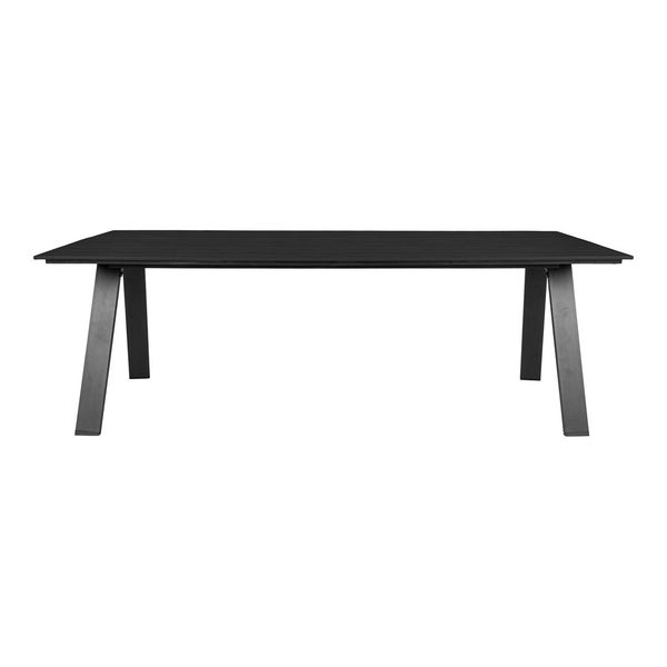 Toronto Gartentisch 100x220cm Nonwood schwarz. 100 X 220 X 74 cm
