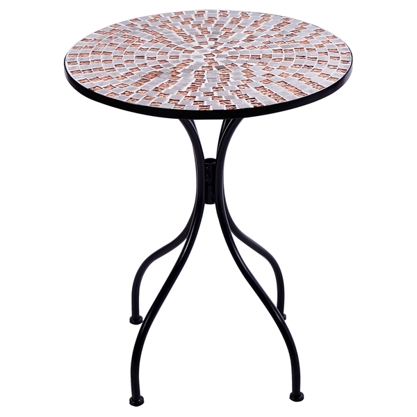 Outdoor Bistrotisch CARPINO 60 cm 60 cm Schwarz