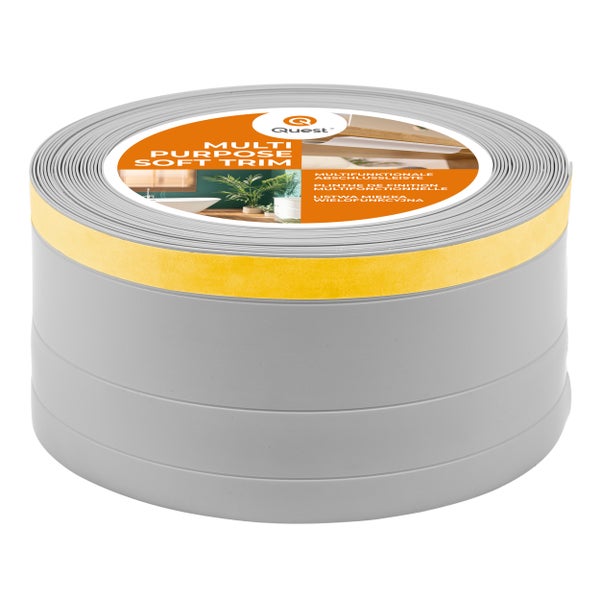 Quest Logo. Rolle Mehrzweck Soft Trim Abschlussleiste