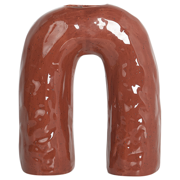 Blumenvase PERCH Steinzeug 29 cm Braun