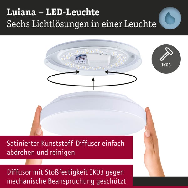 Runde Deckenleuchte