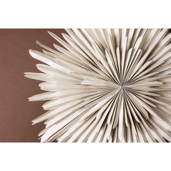 Sälen Weihnachtsstern mit Licht Papier Ø100 cm Pendelleuchte beige. 100 X 28 X 100 cm