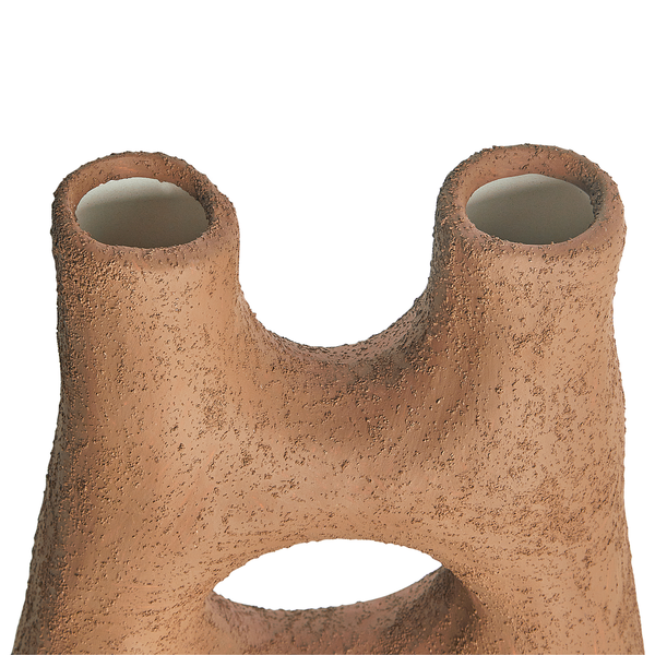 Blumenvase UARU Steinzeug 27 cm Braun
