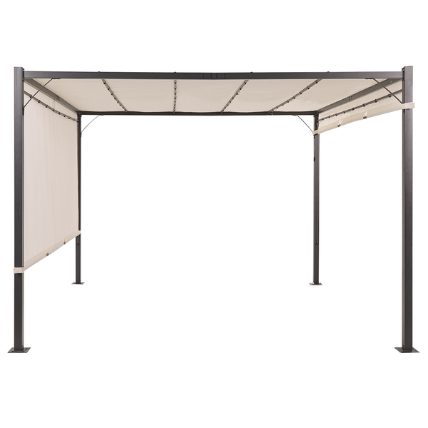 Pavillon LED PARGA Metall 310 cm 310 cm Beige