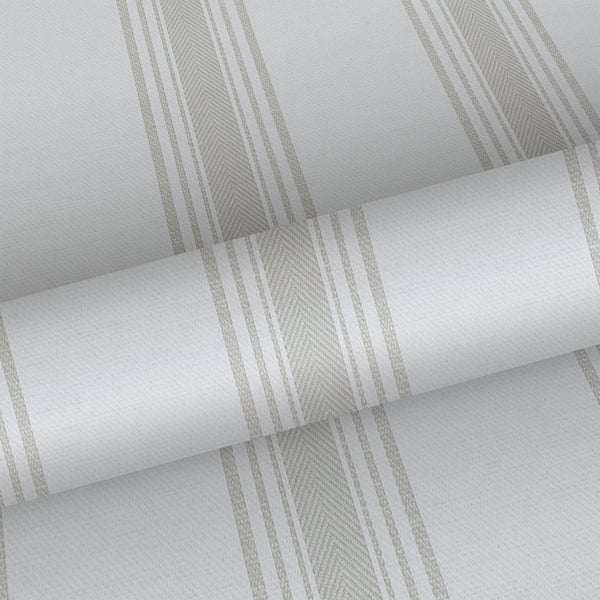 Sanders und Sanders Tapete Streifen Grau - 53 cm x 10 m - 640205