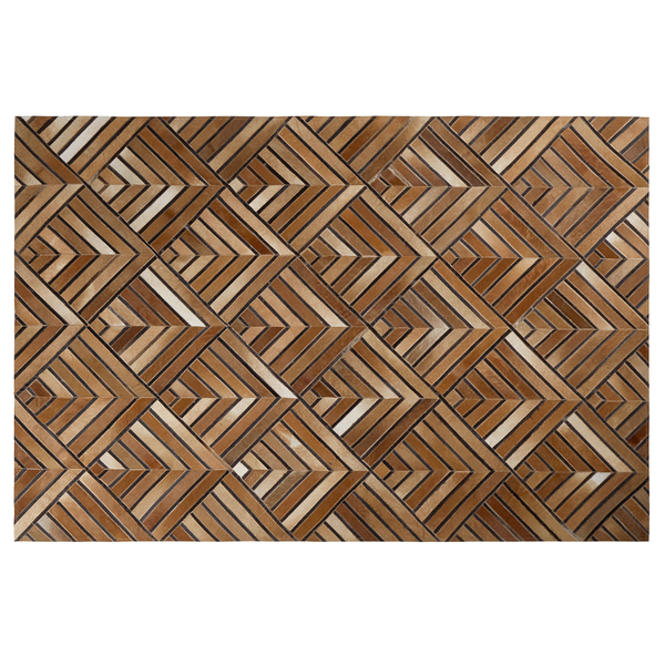 Teppich TEKIR Braun 160 x 230 cm Echtleder