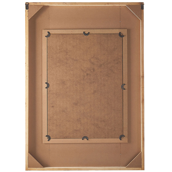 Rückseite eines Bilderrahmens aus Holz