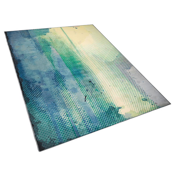 Teppich blau-grün 140 x 200 cm SUSUZ