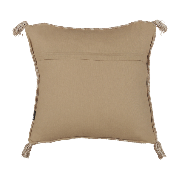 Dekokissen ERIGERON Jute 45 x 45 cm Beige Ohne Muster
