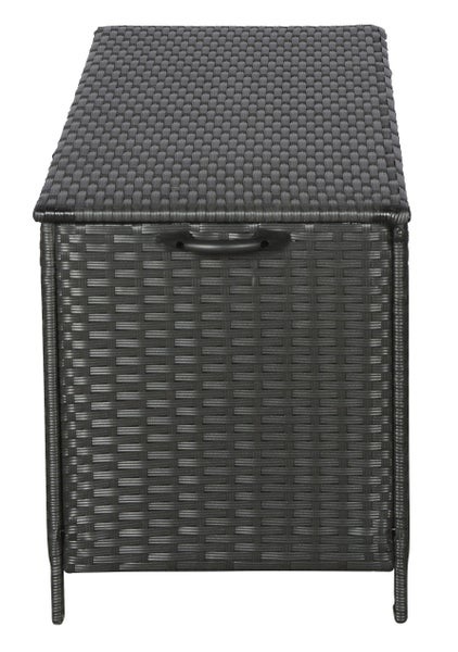 Kaplo Gartenzubehör Kissenbox, mit Rädern, schwarz. 133 X 54 X 63 cm