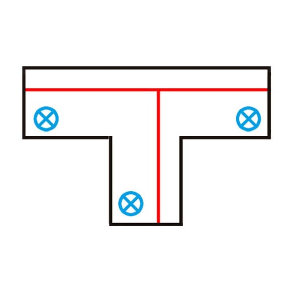 Symbolbild für die Wandmontage eines T-Trägers